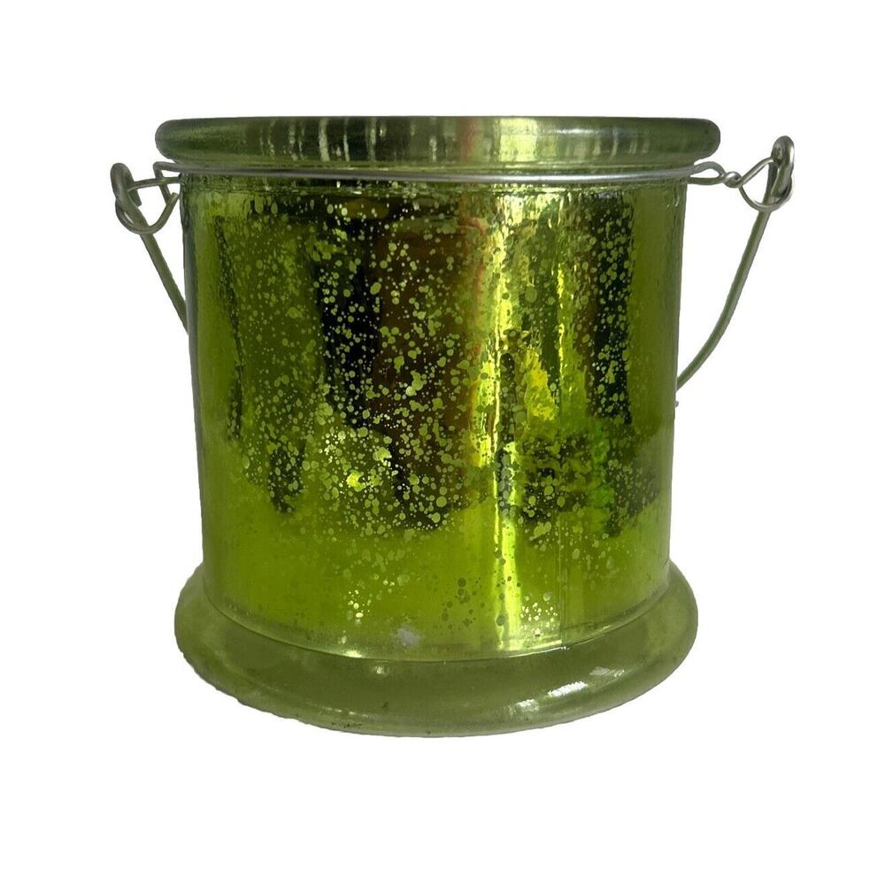 5" Green Mercury Glass Candle Holder Christmas Decoration Gift item
